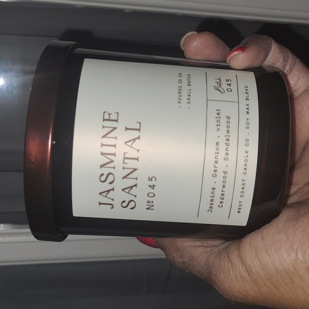 Jasmine Santal Scented Candle - 9oz
